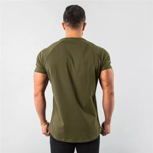 เสื้อยืดคอกลมแขนสั้นผ้าคอตตอน 100% น้ำหนัก 220 กรัม แบบเรียบง่าย สไตล์ลำลอง สำหรับผู้ชาย เหมาะสำหรับฤดูร้อน พร้อมสกรีนโลโก้ตามสั่ง - Product Image 5