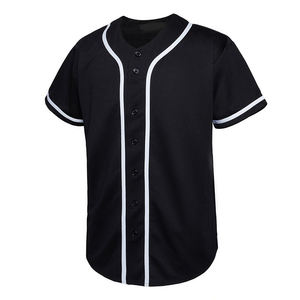 Maillot de baseball respirant personnalisé pour hommes 100 % coton, impression par sublimation personnalisée, vente en gros, nouveaux ensembles de maillots vierges à imprimer sur mesure - Product Image 2