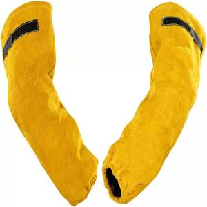 Mangas de Cuero Resistentes para Soldadura, Protección Contra Calor y Chispas para Ropa de Seguridad - Product Image 1