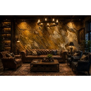 Translucent Stone <b>Veneer</b> <b>Sheet</b> Backlit Natural Stone Indian Autumn Decorative Surface for Interior Lighting Walls Ceilings Feat - Product Image 3