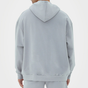 100% Cotton Fabrics Casual Wear Men's Oversized Hoodies Cotton Fleece Hoodies High Quality Custom Label Men Oversized Hoodie - Product Image 3