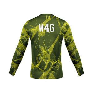 Camiseta de Manga Larga con Cuello Redondo, 100% Algodón, Impresión Personalizada, Secado Rápido, Ecológica, Corte Regular, Transpirable, Costuras de Alta Calidad, OEM ODM - Product Image 2