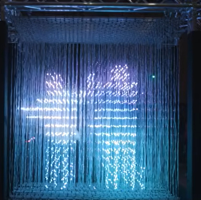 6 meters matrix LED Media art Pixel 3D matrix cube Display