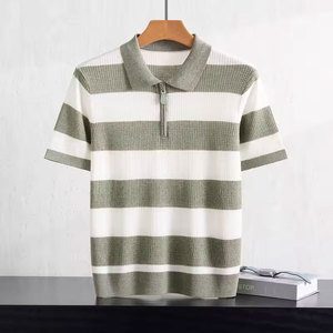 Camiseta de golf y tenis para mujer con cuello en V, dobladillo curvo, transpirable, que absorbe la humedad, con abertura lateral, de tela de algodón y bambú, protección solar - Product Image 6