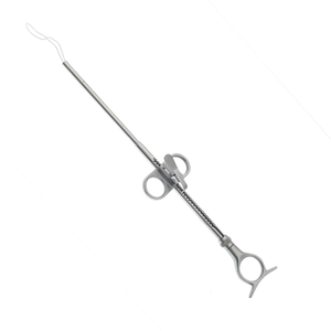 Eves Tonsil Snare <b>Plain</b> 11″ with Ratchet Stainless Steel ENT Surgical Tonsillectomy Instrument Reusable <b>Tool</b> - Product Image 1