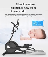 Vente en gros d'appareils elliptiques EM9100, Cross-trainer magnétique avec 8 niveaux de résistance pour la salle de sport et la remise en forme à domicile