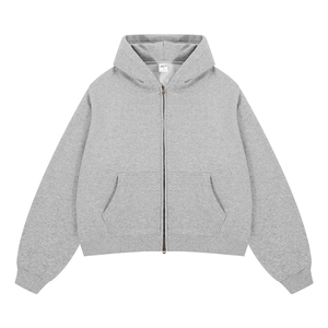 Men Oversized Zipper Hoodie - Product Image 3