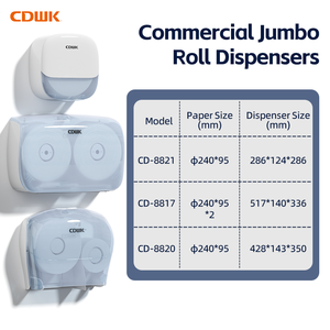 <span class=keywords><strong>Distributeur</strong></span> de <span class=keywords><strong>papier</strong></span> toilette commercial CDWK en <span class=keywords><strong>rouleau</strong></span> jumbo/tirage central, <span class=keywords><strong>distributeur</strong></span> de serviettes pliées en N et en V pour toilettes publiques - Product Image 2
