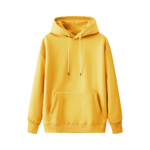 Sweat-shirts à capuche personnalisés pour hommes, impression de logo en relief, streetwear, épaules tombantes, coton lourd, sweat-shirt à capuche pour hommes - Product Image 3