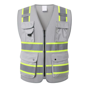 Chaleco de Uniforme de Guardia de Seguridad, Diseño Personalizado, Estilo Táctico, Chaleco de Trabajo de Seguridad con Construcción Duradera y Múltiples Bolsillos - Product Image 1