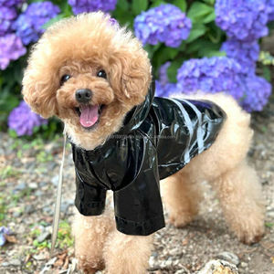 Impermeable con Capucha para Perros, Diseño Floral, Poliéster, Ropa de Lluvia para Perros, Verano - Product Image 4
