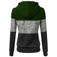 Vente en gros OEM Personnalisé Pull à capuche pour femme à manches longues en molleton 100% polyester, effet délavé à l'acide et broderie 3D