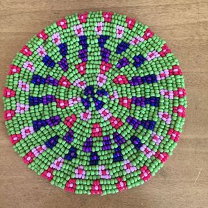 Posavasos Elegante Hecho a Mano con Bordado de Cuentas para Decoración del Hogar, Tazas de Té y Café, Accesorios de Comedor y Decoración de Mesa - Product Image 3