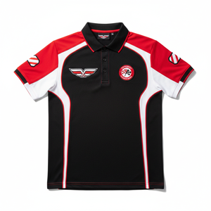 Nouveaux polos d'équipe personnalisés en polyester avec impression par sublimation, logo, fabrication directe, coupe classique - Product Image 1