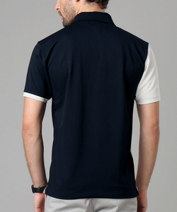 Polo homme 100 % coton, personnalisé avec logo OEM, best-seller, color block, léger 220 GSM, idéal pour le golf estival, vente en gros - Product Image 5
