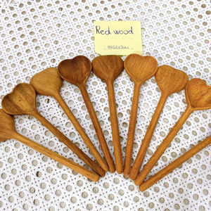 Cuillère en bois d'acacia de haute qualité faite à la main fourchette en bois ensemble de bols en bois ustensiles de cuisine pour épices dîner ou vaisselle cadeau - Product Image 1