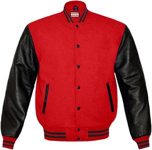Nouvelle arrivée : veste en laine pour homme avec manches en cuir véritable, style Letterman, universitaire, sportive, baseball, varsity - Product Image 6