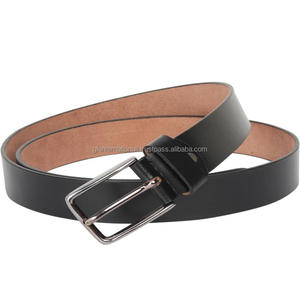 Custom Black Premium Cow Leather Casual <b>Belt</b> for Unisex Wholesale Supply Top Grain Leather <b>Belts</b> and <b>Accessories</b> - Product Image 2