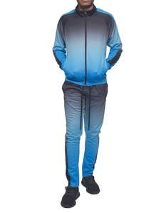 2024 Plus Size Winter Knitted Sports Tracksuit Set OEM Custom Logo Printed Fleece Top Bottom Fashion <b>Polyester</b> for Men Women - Product Image 1