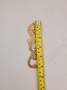 Abridor de botellas de metal con forma de caballito de mar, diseño náutico vintage, herramienta decorativa para bar, abridores manuales portátiles - Product Image 2