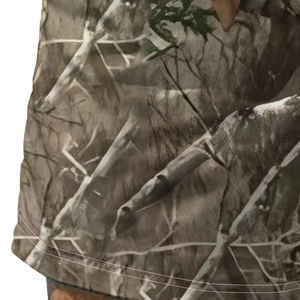 Shorts de chasse camouflage pour hommes, décontractés, pour l'entraînement en extérieur, coupe droite, avec poches, vêtements de chasse - Product Image 5