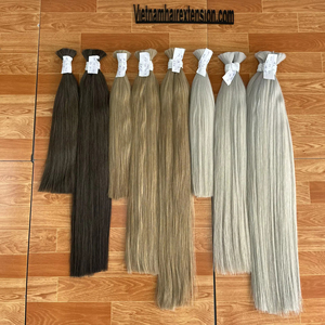 Extensions de cheveux du Vietnam 100% cheveux vierges Remy vietnamiens, longueur 8"-40", doux et brillants, 100g - Product Image 1