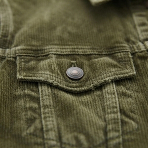 Chaqueta Bomber Corta de Moda para Mujer, Prenda Exterior Informal Ligera con Cierre Frontal de Corduroy para Primavera, Otoño y Uso Diario - Product Image 5