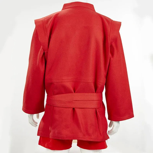 High Performance Sambo Jacket Polyester Cotton Lightweight Breathable Martial Arts Uniform with Customized Packing - Product Image 6