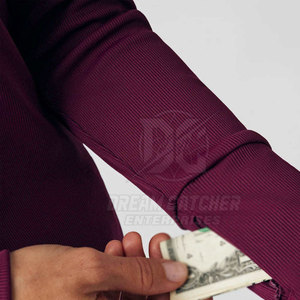 Women's Long Sleeve Scrub Shirt Spandex/Polyester Durable Comfortable Fit Needle Detection for Hospital Use Layering Workwear - Product Image 5