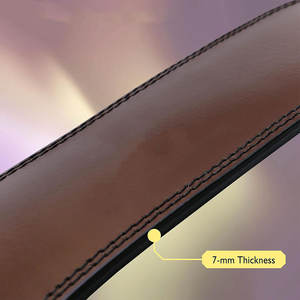 เข็มขัดยกน้ำหนักแบบมีแผ่นรองรับขนาด 4 นิ้ว พร้อมหัวเข็มขัด อุปกรณ์เสริมสำหรับออกกำลังกาย ช่วยพยุงหลัง - Product Image 6