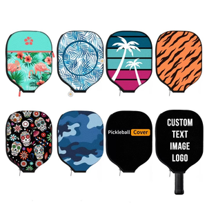 Bolsa de Raqueta de Pickleball Personalizada 2026 de Cuero PU Negro Premium con Marco Externo y Funda para Raqueta - Product Image 1