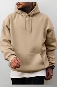 Sweatshirt Quality Jersey Fabric Solid Hooded <b>Pullover</b> <b>Mens</b> Heavyweight Hoodie Custom Logo <b>Pullover</b> Sport Streetwear Fleece - Product Image 2