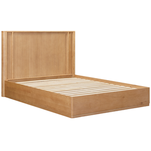 Premium Wooden Platform <b>Bed</b> <b>Frame</b> With Headboard Modern Bedroom Furniture OEM ODM Customized Design Available - Product Image 3