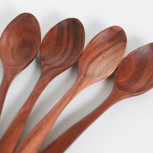Cuchara de Madera de Abedul Personalizada, Juego de Utensilios de Cocina de Madera Pequeños de Calidad Natural, Diseño Personalizado Económico al por Mayor - Product Image 1
