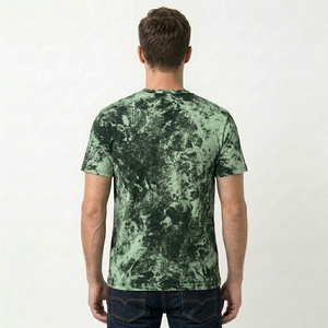 เสื้อยืดคอตตอนเนื้อหนักแบบซโนว์วอชสุดหรูสำหรับแบรนด์ฮิปฮอปแนวอูร์เบน - Product Image 2