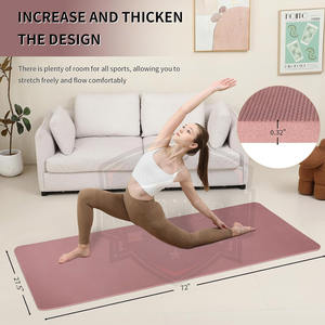Tapete de Yoga de PVC de Primera Calidad, Suave, Bajo MOQ, Antideslizante, para Ejercicio Físico en Gimnasio o Casa, Personalizable - Product Image 2