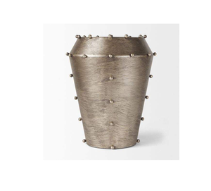 Fabrication indienne, vases à fleurs décoratifs de grande taille, couleur dorée, forme de paille, finition artisanale pour la décoration de la maison - Product Image 3