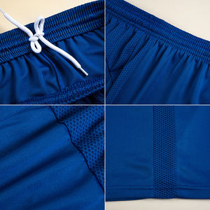 เสื้อกีฬาฤดูร้อนสำหรับผู้ชาย MOQ ต่ำ ระบายอากาศได้ดี ผลิตจากโพลีเอสเตอร์ คอวี พิมพ์ชื่อได้ ชุดฟุตบอลแห้งเร็ว - Product Image 4