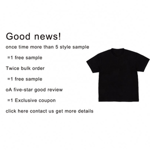 Men's <b>Black</b> Short Sleeve <b>T</b>-<b>Shirt</b> With Hand Print Casual Style 100% Cotton Jersey Fabric Breathable Knitted Regular Fit - Product Image 5