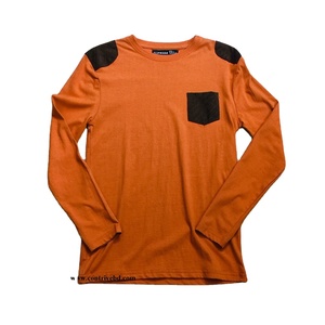 T-shirt Homme Économique Respirant Écoresponsable Manches Courtes Polyester Coton Grande Taille avec Poche Poitrine et Épaule Vides - Product Image 1