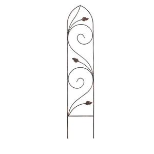 En tendencia: Enrejado de jardín de metal negro para rosas, uvas, glicinias y plantas trepadoras, con patrón cuadrado, tamaño y forma personalizables - Product Image 4