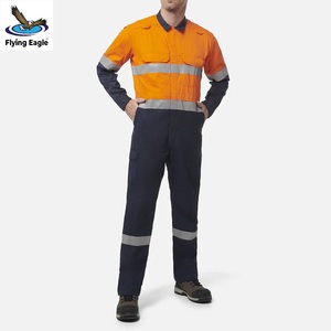 Uniforme de Trabajo de Alta Visibilidad, Cinta Reflectante de Seguridad, Conjunto de Ropa Impermeable para Trabajadores de la Construcción - Product Image 1