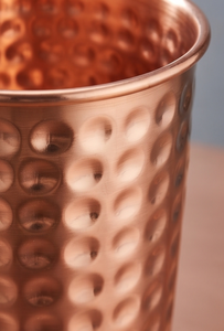 Vente en gros de gobelets en cuivre massif martelé, verres à boire, récipients à eau en métal, fournitures de bar - Product Image 3