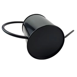 Arrosoir en métal noir avec long bec pour le jardinage, finition peinte durable - Product Image 2