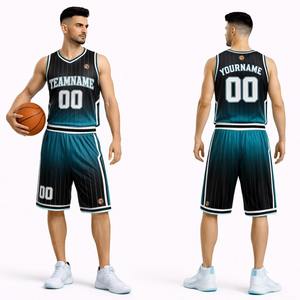 ชุดบาสเก็ตบอลคุณภาพสูง ระบายอากาศได้ดี ออกแบบได้ตามต้องการ ชุดฤดูร้อนสำหรับเล่นกีฬา ราคาโรงงาน - Product Image 1