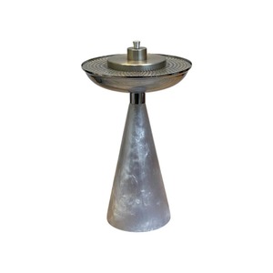 Quemador de Incienso de Acero Inoxidable con Base de Vidrio Azul Claro, Especial para Eid y Regalo de Ramadán, Difusor de Aromaterapia Duradero - Product Image 2