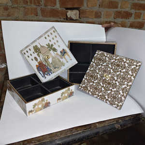 Caja de Frutos Secos de MDF de la Mejor Calidad, Diseño de Lujo, Ideal para Regalo, para Ramadán, Restaurantes y Uso Doméstico, a Precio Económico - Product Image 3