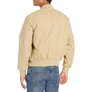 Chaqueta Bomber Deportiva de Color Sólido para Hombre, Ropa de Exterior a Precios Económicos, Chaqueta Bomber de Corte Regular para Hombre - Product Image 3
