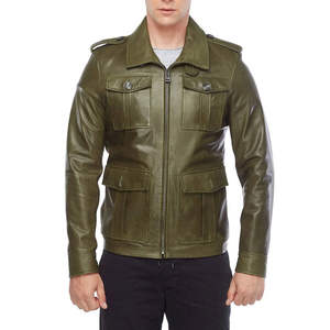 Nouvel arrivage – Prix de gros – Blousons en cuir pour homme en matière souple – Blouson en cuir décontracté très demandé pour homme - Product Image 6