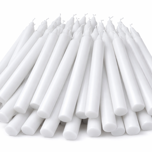 Velas de Parafina Blancas Rectas de 4 Pulgadas Hechas a Mano, Ecológicas, para Decoración Navideña, Actividades Religiosas - Product Image 2